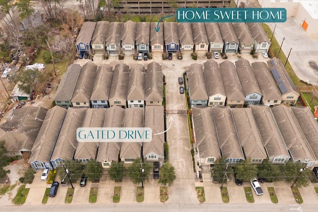 1117 Beall Landing Ct, Houston, TX 77008 - bird's eye view