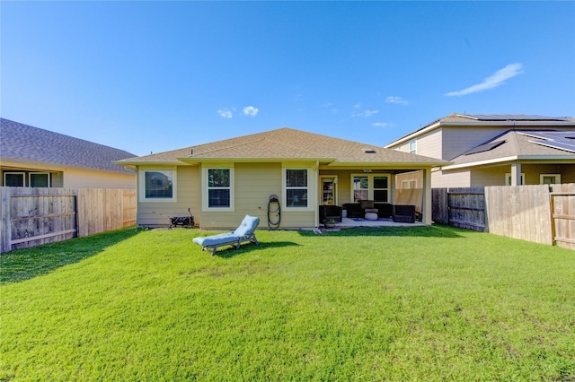 12917 S Winding Pines Dr, Tomball, TX 77375 - back of house featuring outdoor lounge area and a patio area