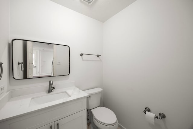 4402 Chipping Ct, Sugar Land, TX 77479 - half bath with toilet, vanity, and baseboards