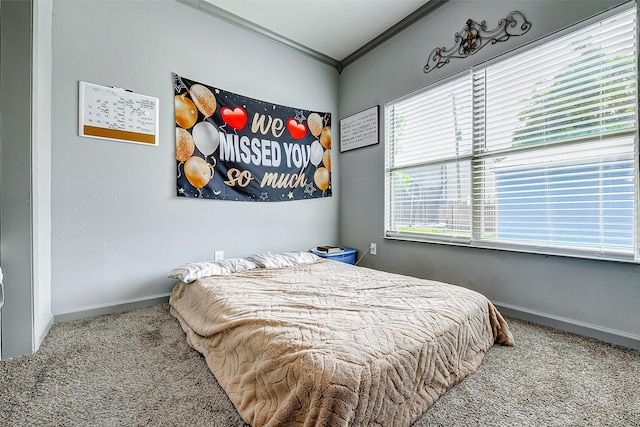 873 W Santa Fe St, Conroe, TX 77301 - carpeted bedroom with crown molding and baseboards