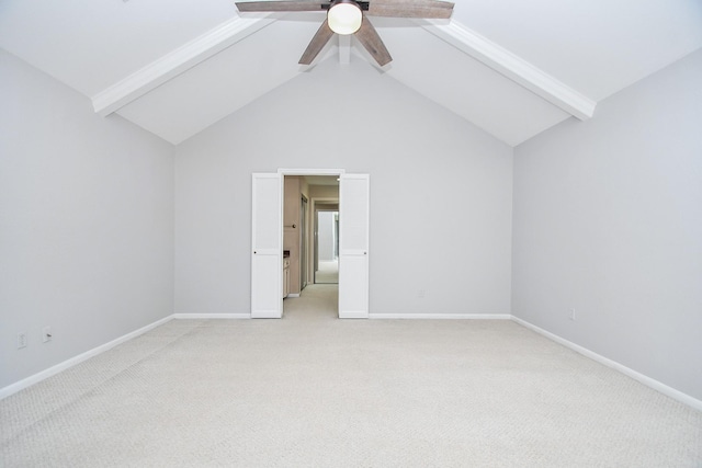 1023 Goldfinch Ave, Sugar Land, TX 77478 - unfurnished room with light carpet, a ceiling fan, and baseboards