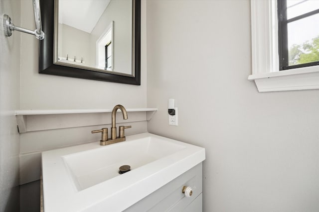 303 W 33rd St, Houston, TX 77018 - bathroom with plenty of natural light and vanity