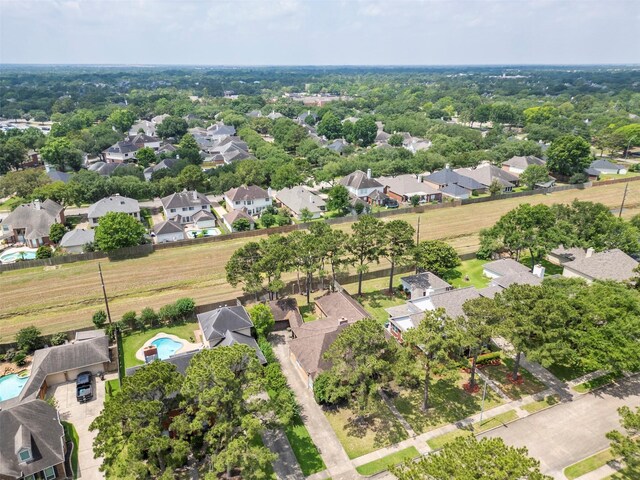 21735 Cayman Point Dr, Katy, TX 77450 - aerial view of residential area featuring a pool area