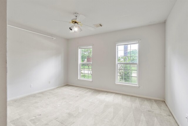 21735 Cayman Point Dr, Katy, TX 77450 - empty room featuring carpet flooring, baseboards, and ceiling fan