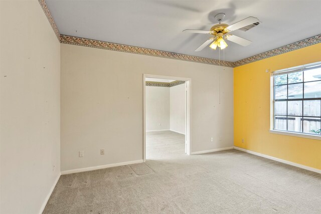 21735 Cayman Point Dr, Katy, TX 77450 - carpeted spare room featuring ceiling fan and baseboards