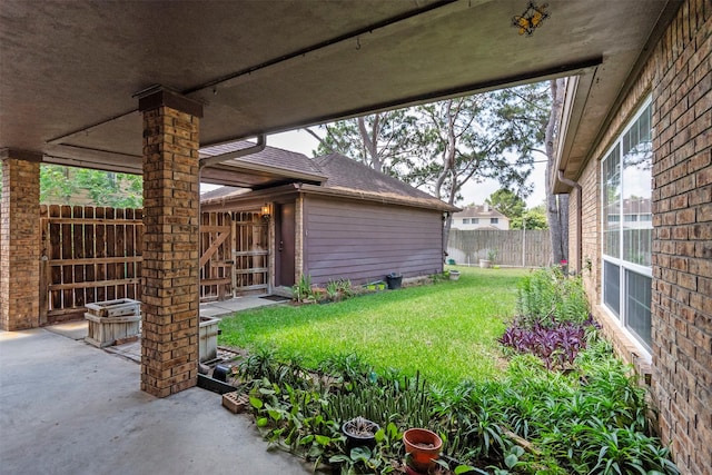 21735 Cayman Point Dr, Katy, TX 77450 - view of yard with a patio