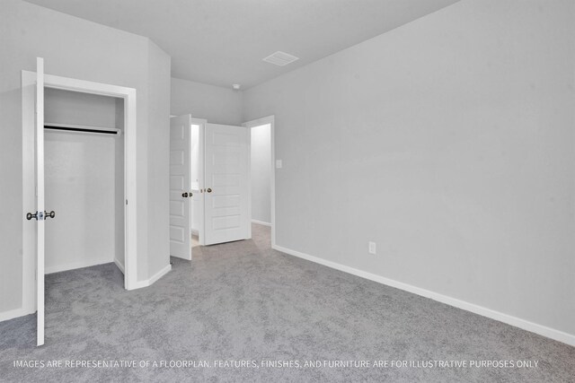 2808 Gran Castillo Dr, Texas City, TX 77568 - unfurnished bedroom featuring carpet flooring, baseboards, and a closet