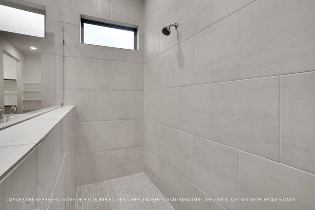 2808 Gran Castillo Dr, Texas City, TX 77568 - full bathroom featuring tiled shower