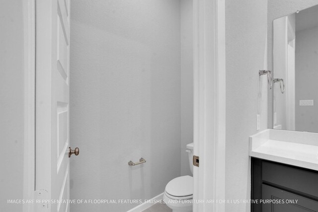 2808 Gran Castillo Dr, Texas City, TX 77568 - bathroom featuring vanity and toilet