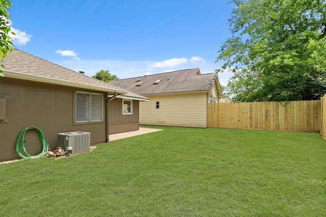 9219 Goodmeadow Dr, Houston, TX 77064 - view of yard with central air condition unit