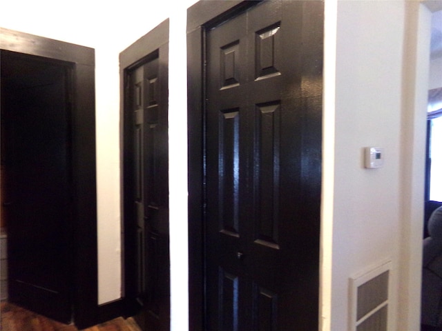 413 Paulus St, Schulenburg, TX 78956 - hall with dark wood finished floors