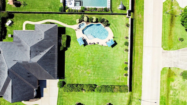 32811 Warbler Ct, Fulshear, TX 77441 - drone / aerial view of a pool