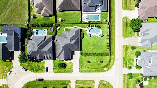 32811 Warbler Ct, Fulshear, TX 77441 - aerial view of residential area with a pool