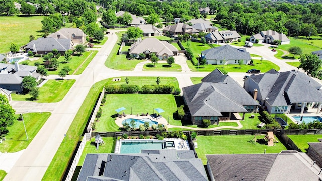 32811 Warbler Ct, Fulshear, TX 77441 - aerial view of residential area with a pool area