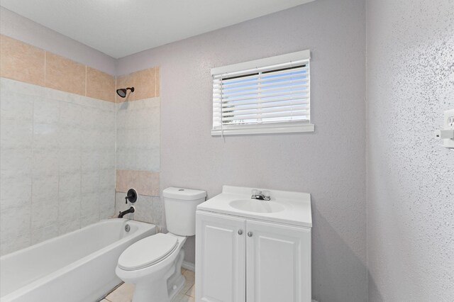 6105 Arthington St, Houston, TX 77053 - full bath with toilet, shower / washtub combination, and vanity