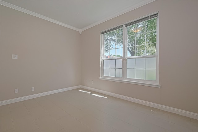 5714 Ames Xing, Sugar Land, TX 77479 - empty room with ornamental molding and baseboards
