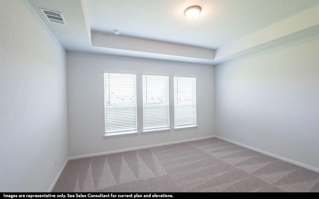 2443 Solaris Bend Dr, Katy, TX 77493 - carpeted empty room with baseboards and a raised ceiling