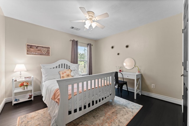 32123 Willow Creek Park, Conroe, TX 77385 - bedroom featuring wood finished floors, baseboards, and ceiling fan