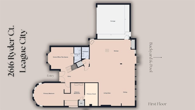 2616 Ryder Ct, League City, TX 77573 - property floor plan