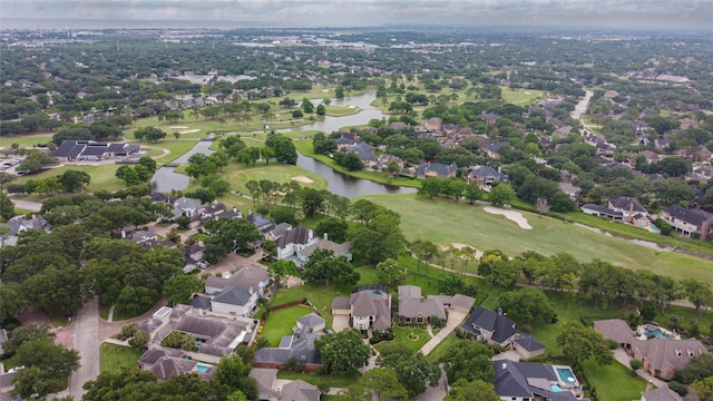 2616 Ryder Ct, League City, TX 77573 - aerial view of residential area featuring a large body of water and a golf course