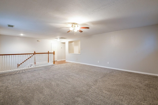 15522 Noble Brook Ct, Houston, TX 77049 - empty room with carpet flooring, ceiling fan, and baseboards
