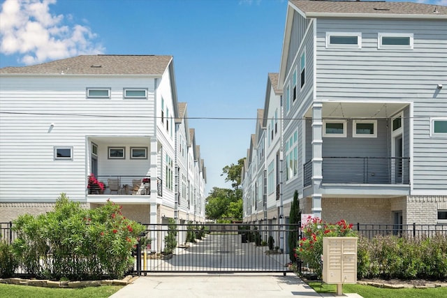 622 Janisch Rd Unit A, Houston, TX 77018 - view of concrete surface featuring a gate