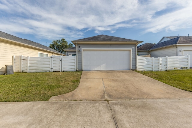 11761 Jelicoe Dr, Houston, TX 77047 - detached garage with a gate