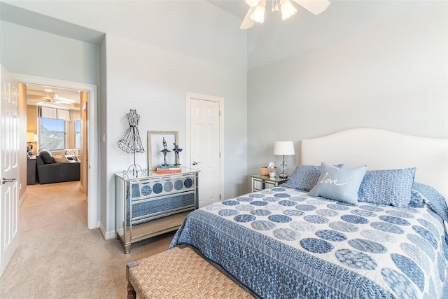 208 Canyon Oak Dr, Lake Jackson, TX 77566 - carpeted bedroom with a ceiling fan