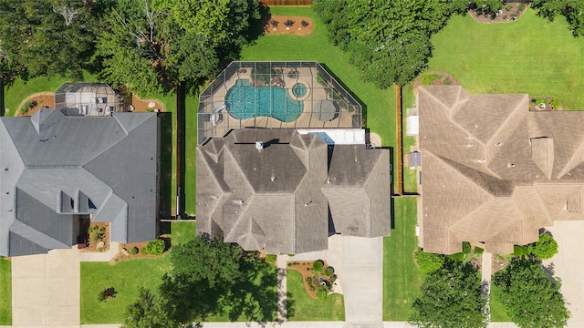 208 Canyon Oak Dr, Lake Jackson, TX 77566 - drone / aerial view of a pool