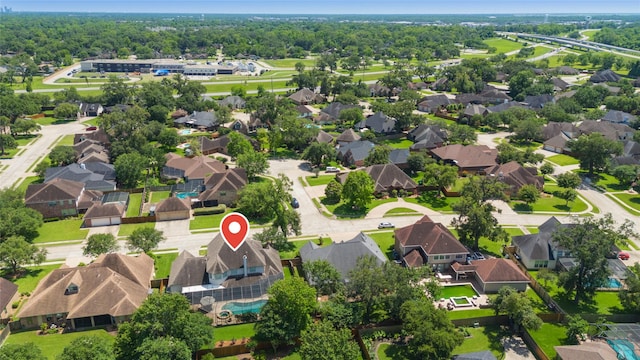 208 Canyon Oak Dr, Lake Jackson, TX 77566 - aerial perspective of suburban area