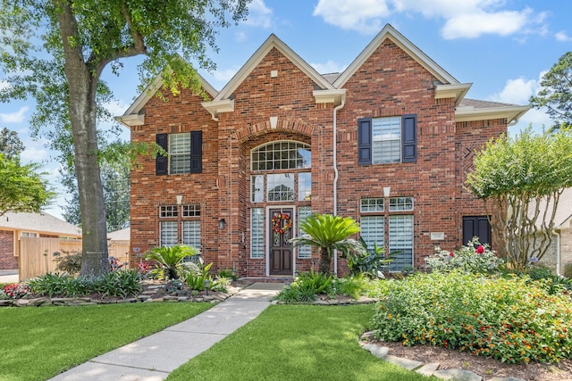 7719 Allegro Dr, Houston, TX 77040 - traditional-style house with brick siding