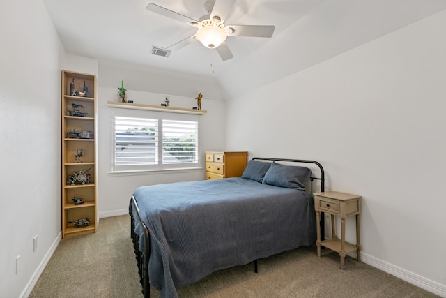 13911 Falcon Heights Dr, Cypress, TX 77429 - carpeted bedroom with baseboards and ceiling fan