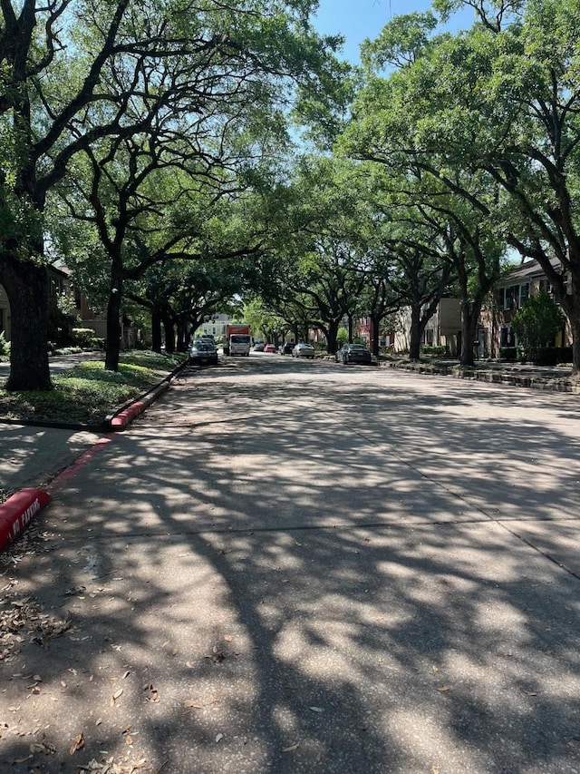5207 Arboles Dr Unit 3, Houston, TX 77035 - view of asphalt road with curbs