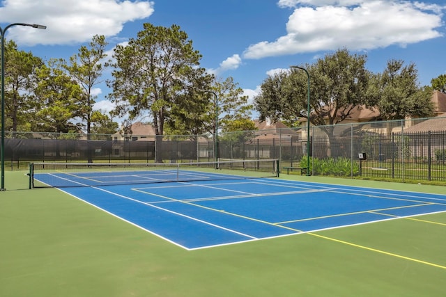 2203 Centerbrook Ln, Katy, TX 77450 - view of tennis court with community basketball court and fence