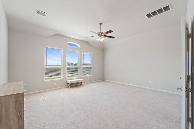 11909 Eastgrove Park Way, Houston, TX 77051 - empty room featuring light carpet, baseboards, and a ceiling fan