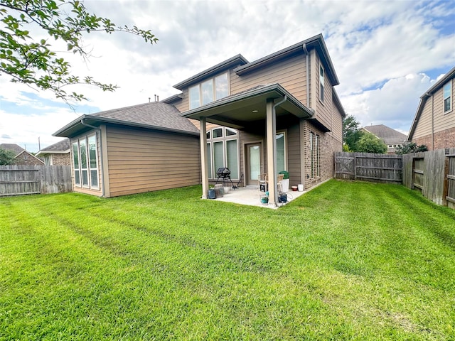 14008 N Frost Creek Dr, Pearland, TX 77584 - rear view of property featuring a patio