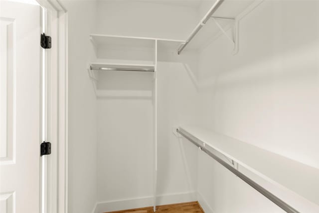 1038 W 31st St, Houston, TX 77018 - walk in closet with light wood-type flooring