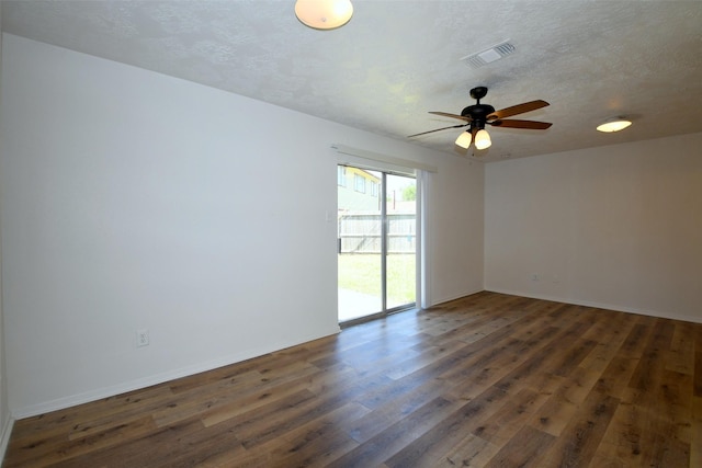 18811 Pine Trace Ct, Humble, TX 77346 - unfurnished room with wood finished floors, a ceiling fan, and baseboards
