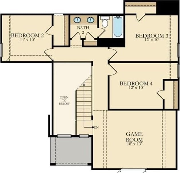 12714 Sweet Root Ln, Humble, TX 77346 - home floor plan