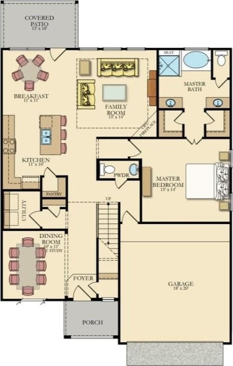 12714 Sweet Root Ln, Humble, TX 77346 - floor plan / room layout