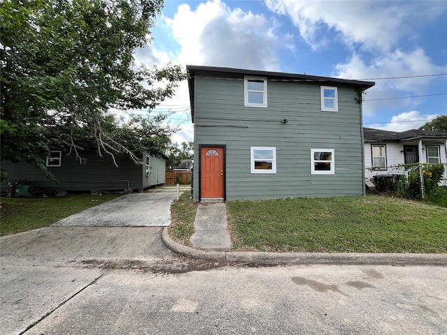 6602 Ave R, Houston, TX 77011 - view of front of property featuring a front lawn
