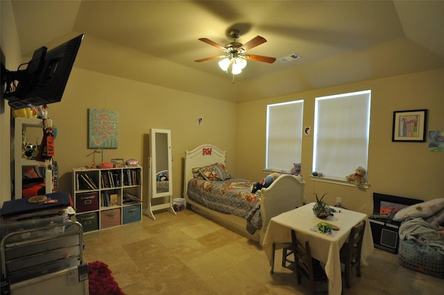 40029 Mill Creek Rd, Magnolia, TX 77354 - bedroom featuring a ceiling fan