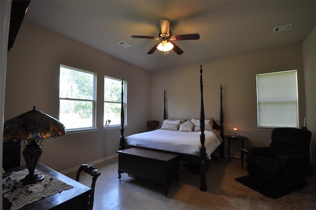 40029 Mill Creek Rd, Magnolia, TX 77354 - bedroom featuring baseboards and a ceiling fan