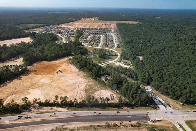 40103 Mill Creek Rd, Magnolia, TX 77354 - aerial view of property and surrounding area with a forest