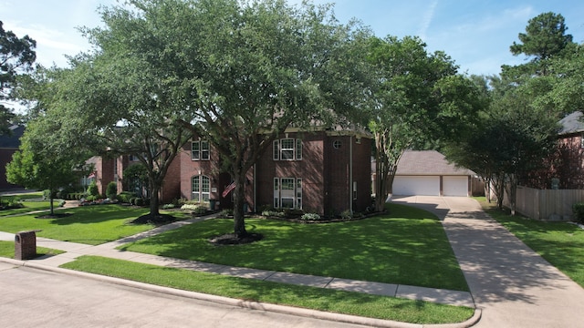 11802 Guernsey Dr, Tomball, TX 77377 - view of front of home with brick siding and a garage