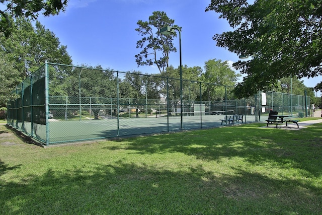 11802 Guernsey Dr, Tomball, TX 77377 - view of tennis court
