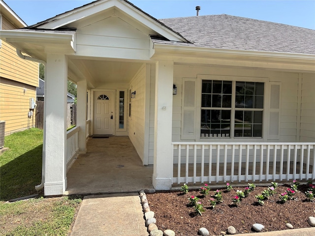 19638 Plantation Grove Trl, Katy, TX 77449 - entrance to property with a porch and roof with shingles