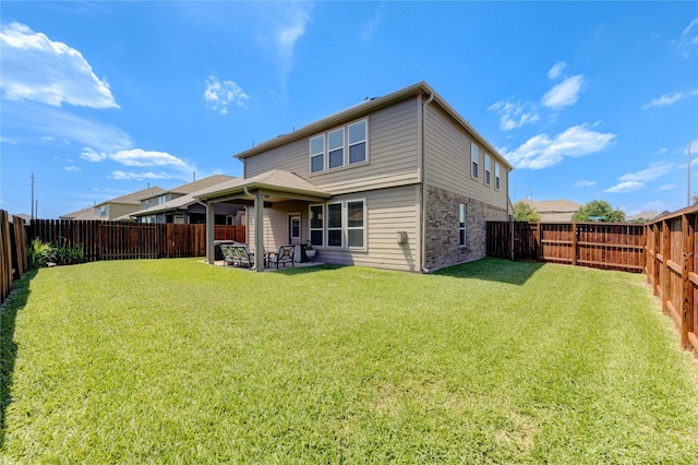 back of house featuring a patio