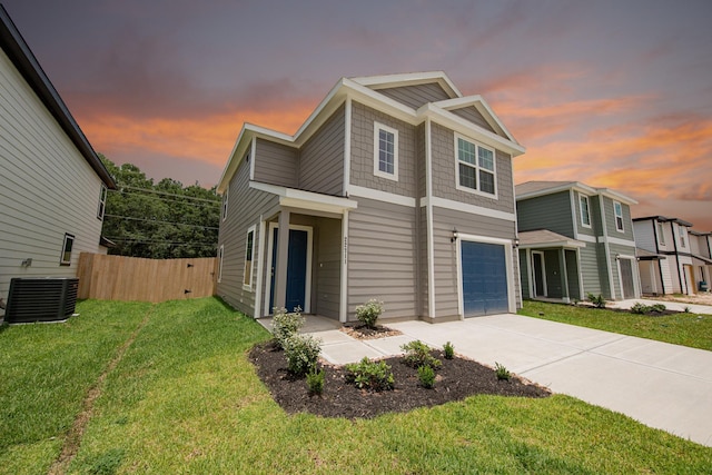 22711 American Kestrel Ct, Splendora, TX 77372 - townhome / multi-family property featuring a garage and concrete driveway