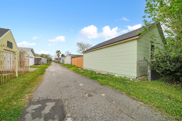 5528 Menard Ave, Galveston, TX 77551 - view of asphalt road